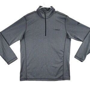 The North‎ Face Mens Iridium 1/4 Zip Pullover Fleece Jacket M/M Grey